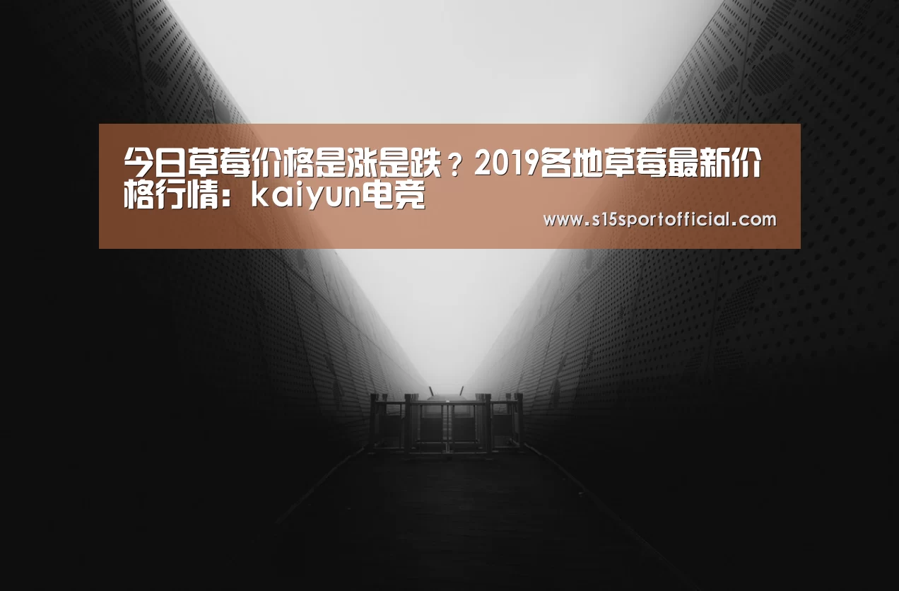 今日草莓价格是涨是跌?2019各地草莓最新价格行情:kaiyun电竞(图1) 开云电竞平台